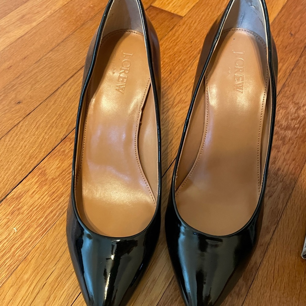 J.crew black stiletto heels